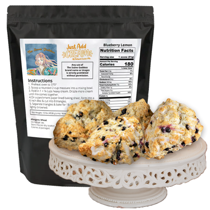 [Wholesale] Just Add Cream - Blueberry Lemon Premium Scone Mix - 10lbs