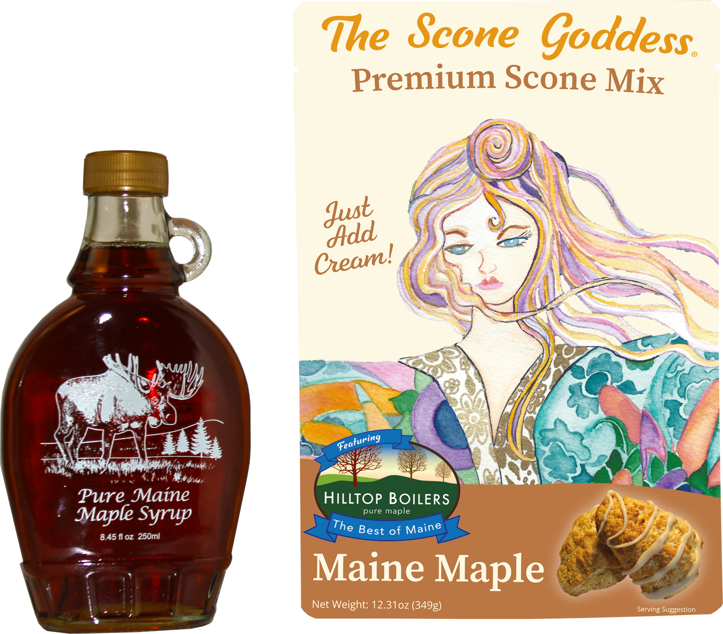 [Wholesale] Case of 6x Maine Maple Premium Scone Mix