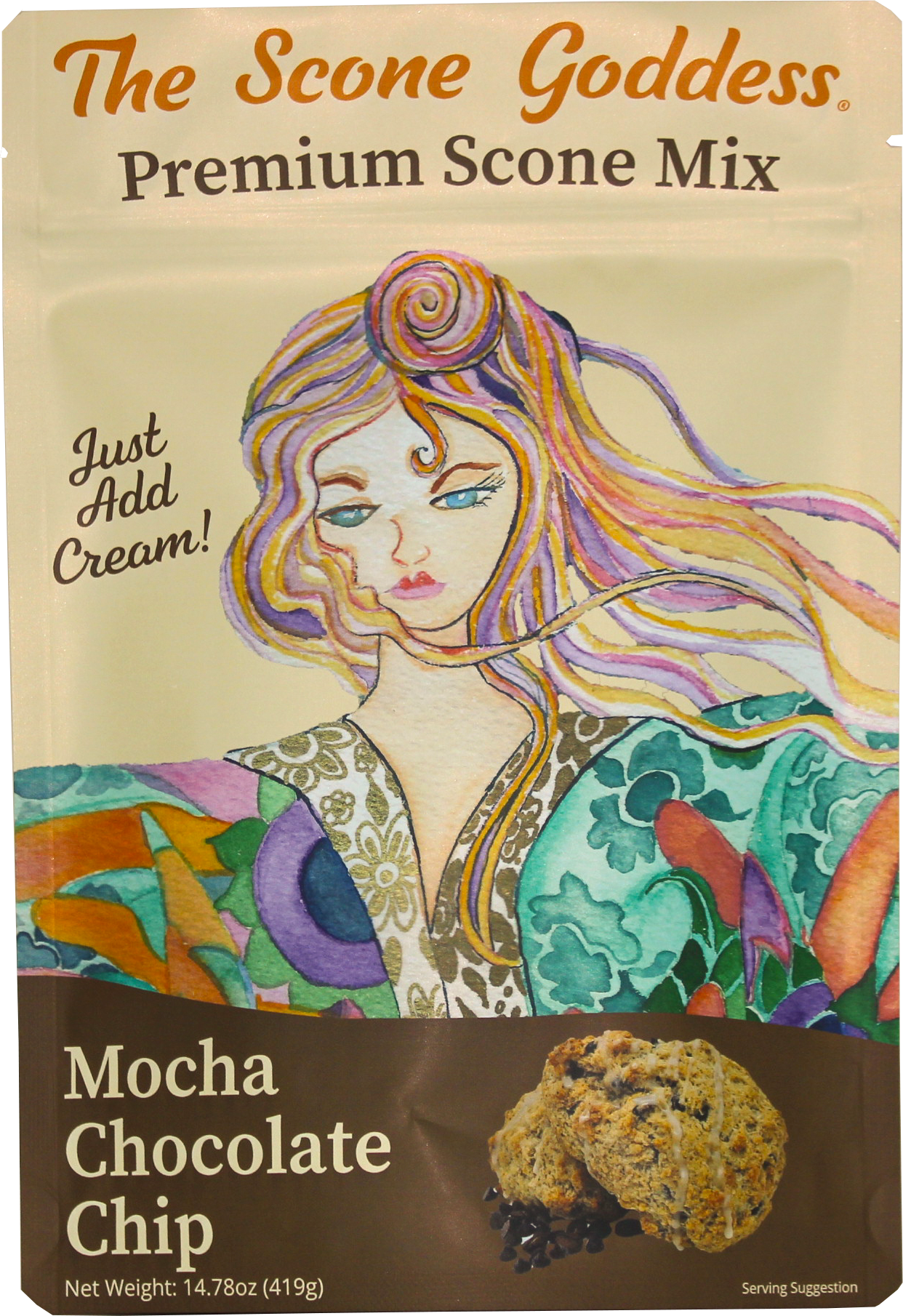 [Wholesale] Case of 6x Mocha Chocolate Chip Premium Scone Mix