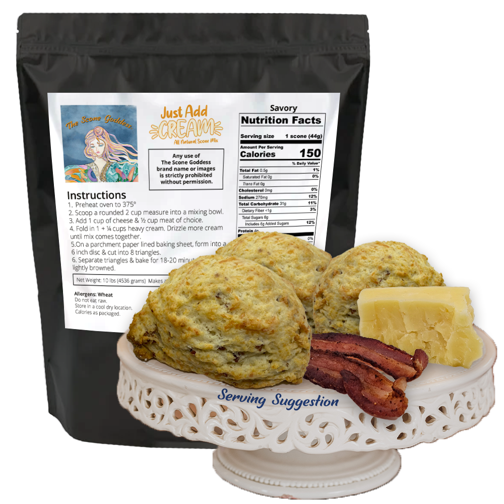 [Wholesale] Just Add Cream - Savory Premium Scone Mix - 10lbs