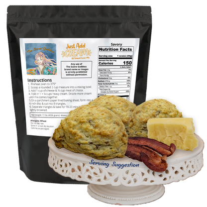 [Wholesale] Just Add Cream - Savory Premium Scone Mix - 10lbs