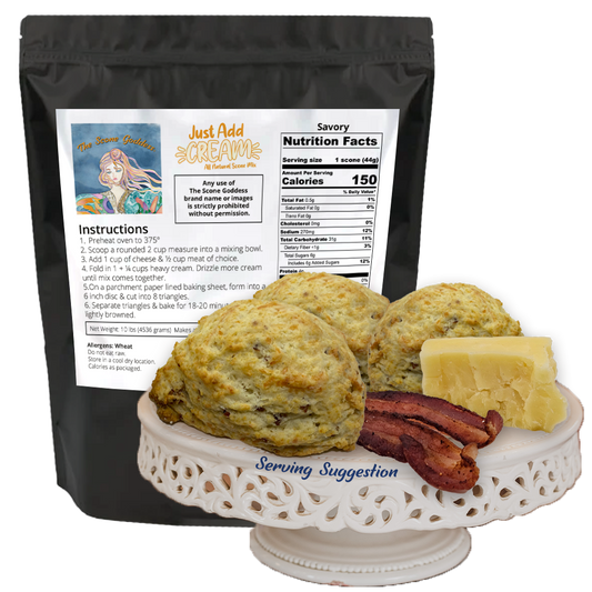 [Wholesale] Just Add Cream - Savory Premium Scone Mix - 10lbs