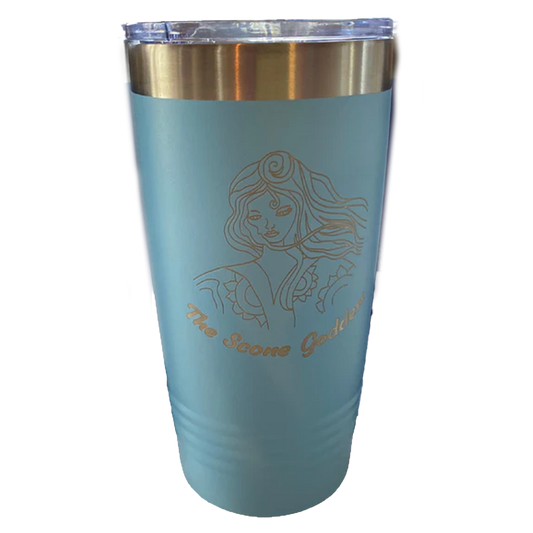 The Scone Goddess Etched Travel Tumbler